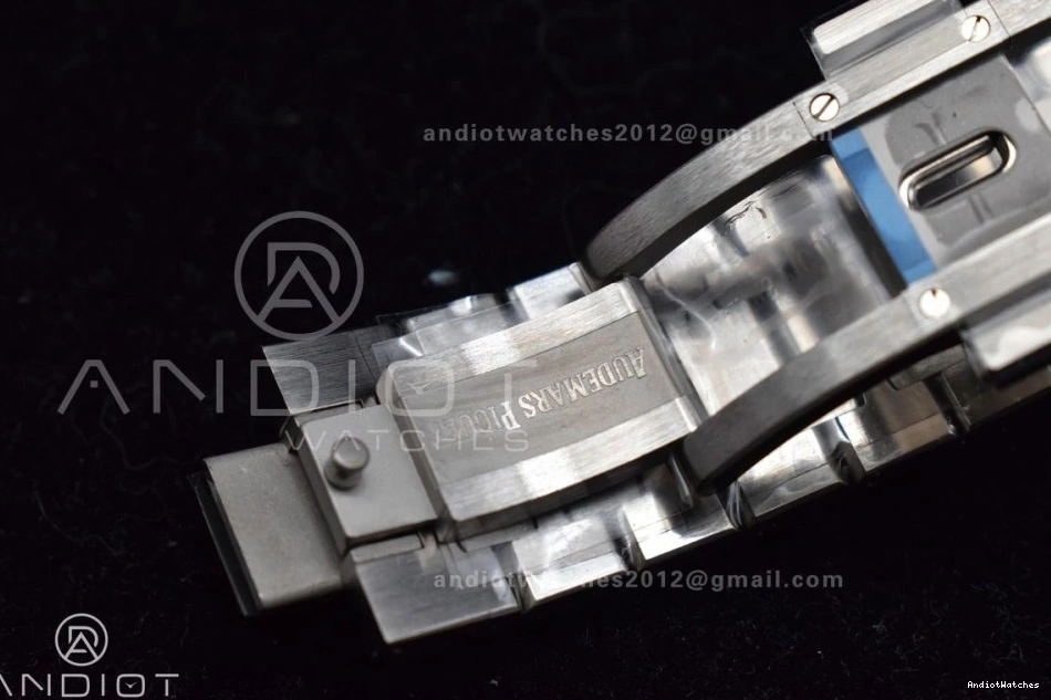on Bracelet SS White Dial Edition Super Best Textured 1:1 15500 Oak APSF A4302 Clone 449 SS 41mm Affordable Royal 0806